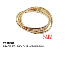 3 row 2 tone bracelet