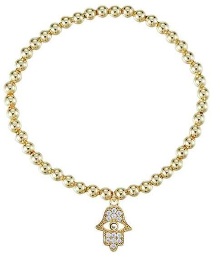 Hand of Hamsa beeded bracelet