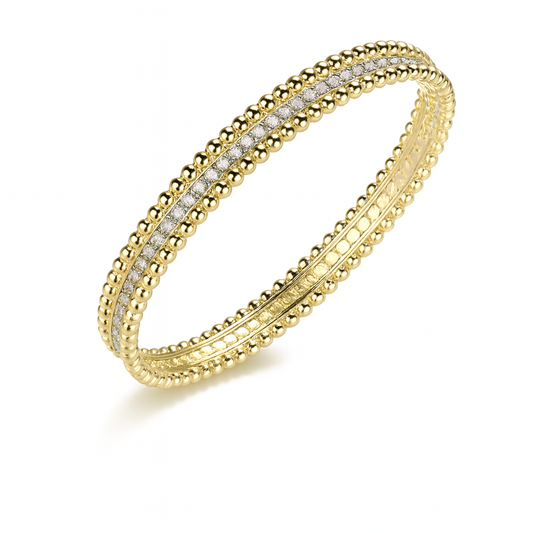 Cz gold bracelet
