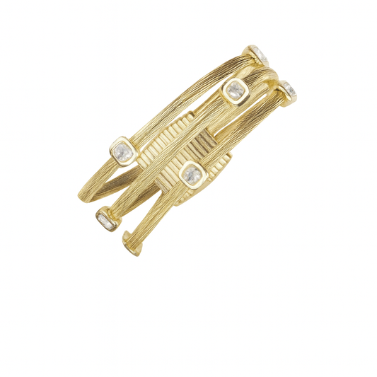 3 row clear Cz bracelet