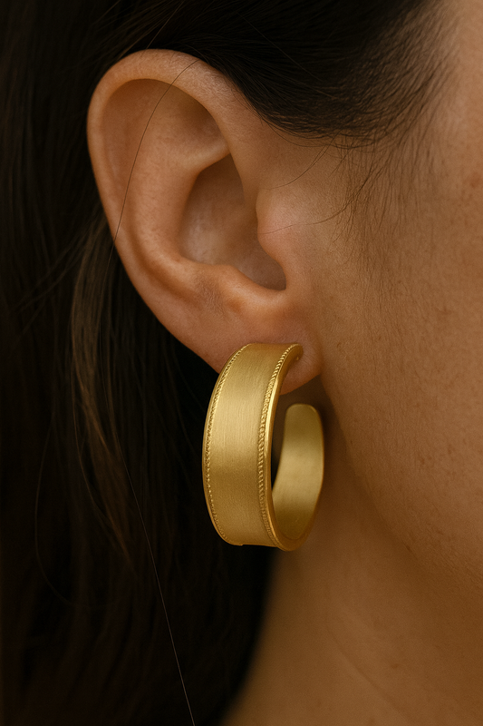 31 mm Diameter Hoop Earrings